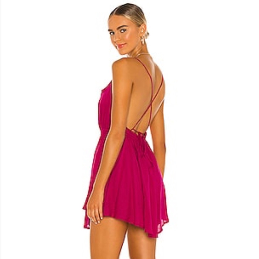 Indah Fuchsia Mini Dress